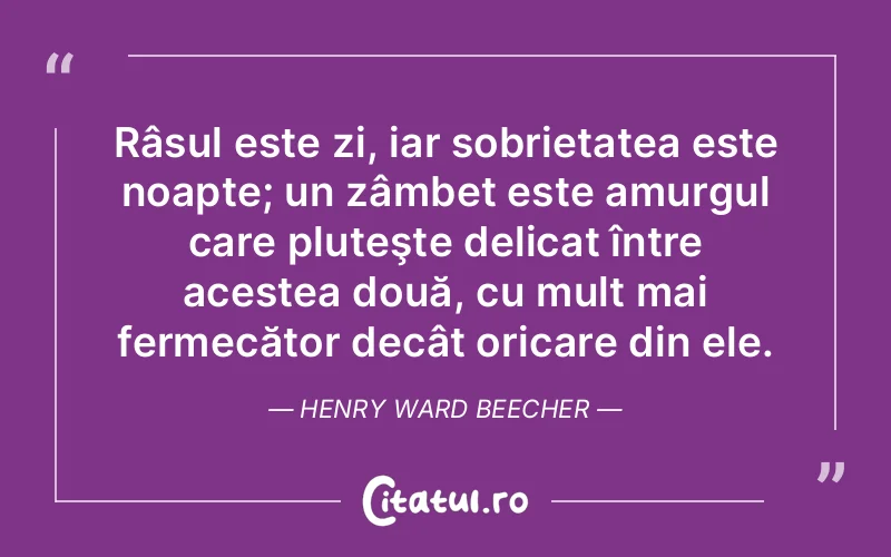 Citat Henry Ward Beecher - citate viata