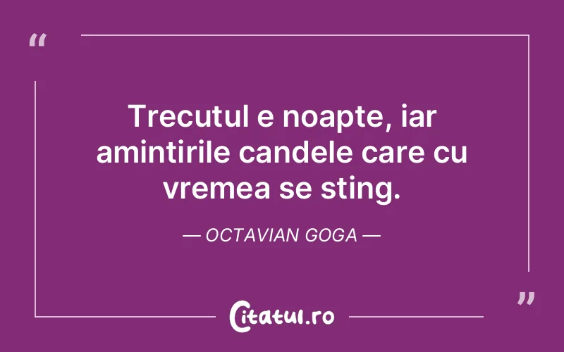 Citat Octavian Goga - citate viata