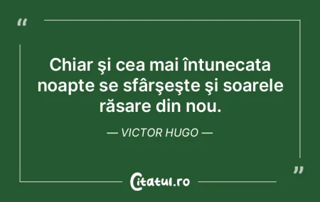 Lucrul esenţial însă este că am fost...