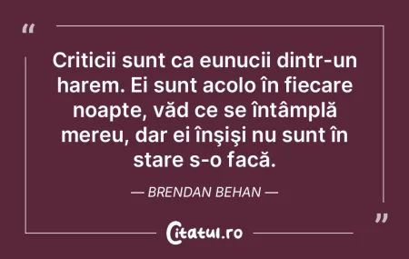 Sunt singurul scrib care în loc să ale...