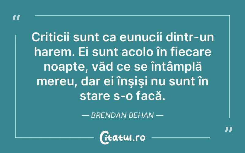 Citat Brendan Behan - citate viata