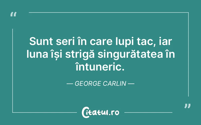 Citat George Carlin - citate viata