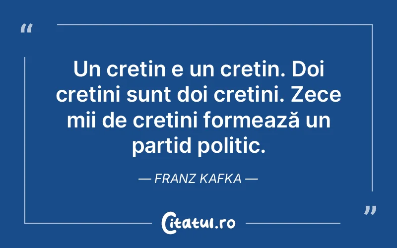 Citat Franz Kafka - citate viata