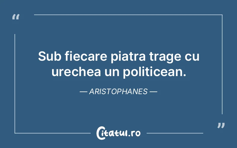 Citat Aristophanes - citate viata