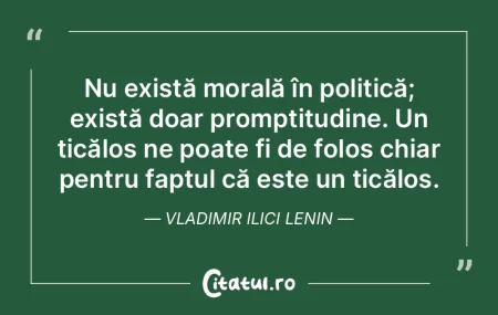 Politica e ca o clădire alcătuită din... Politica e ca o clădire alcătuită din...