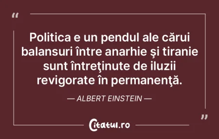 Politica este mai dificilă decât fizic...