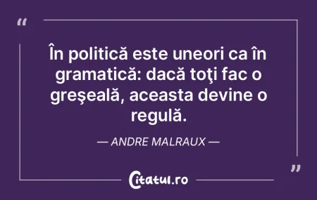 Întrucât un politician nu crede niciod... Întrucât un politician nu crede niciod...