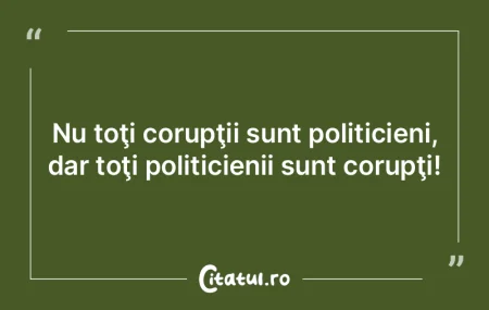 Singura diferenţă între politicienii ...