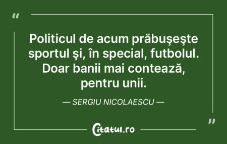 Politica: o cursă de cai troieni. Stani...