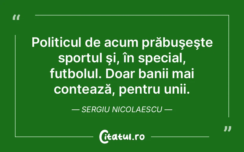 Citat Sergiu Nicolaescu - citate viata