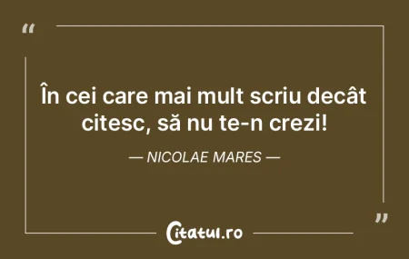 Singura clipă frumoasă a unei opere es... Singura clipă frumoasă a unei opere es...