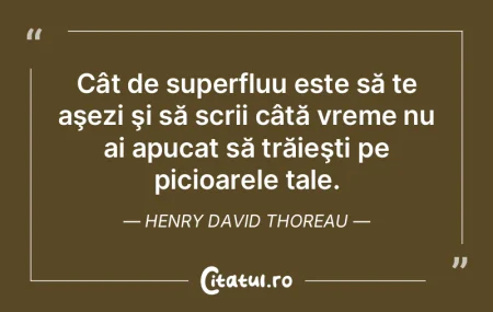 În ceea ce mă priveşte, ca artist, ni...