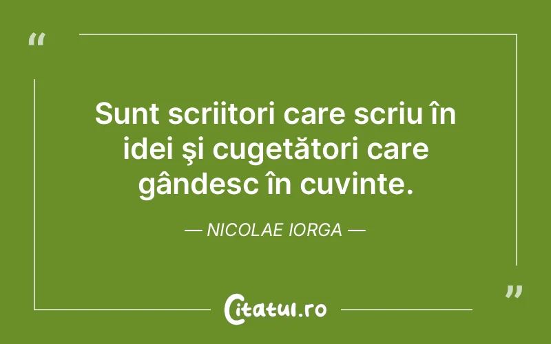 Citat Nicolae Iorga - citate viata