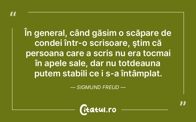 Citat Sigmund Freud - citate viata