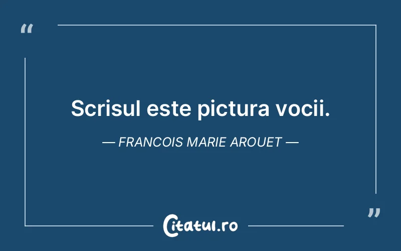 Citat Francois Marie Arouet - citate viata