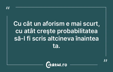 Un scriitor bun este ca un smochin mirac...