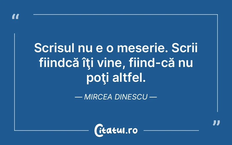 Citat Mircea Dinescu - citate viata