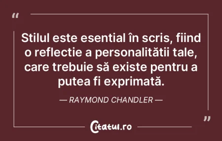 Orice lucru în viaţă e subiect de scr...