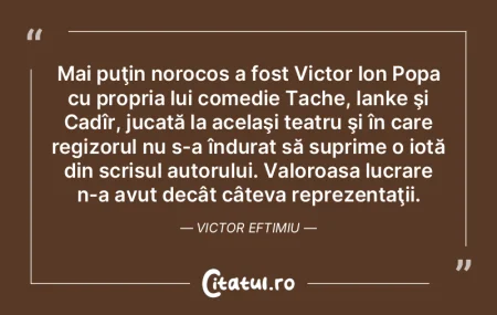 Nu fi naiv să crezi că ce eşti astăz...