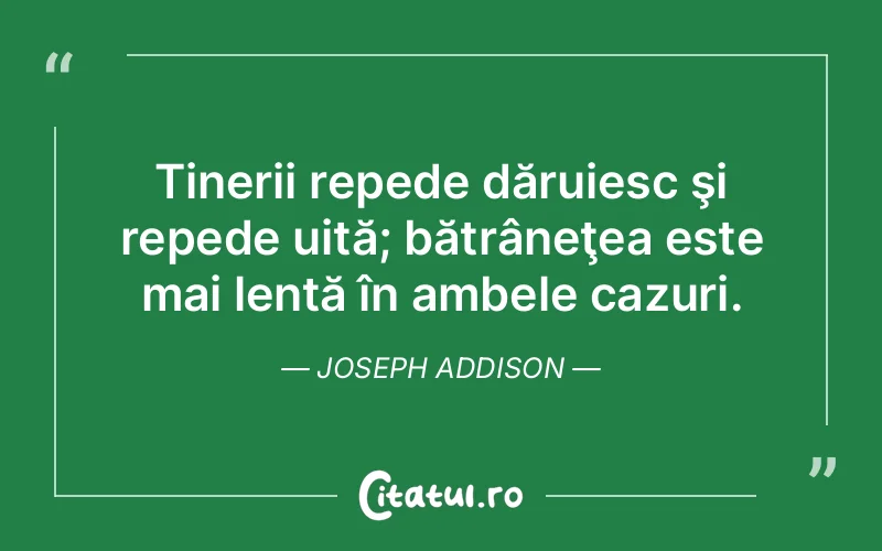 Citat Joseph Addison - citate viata