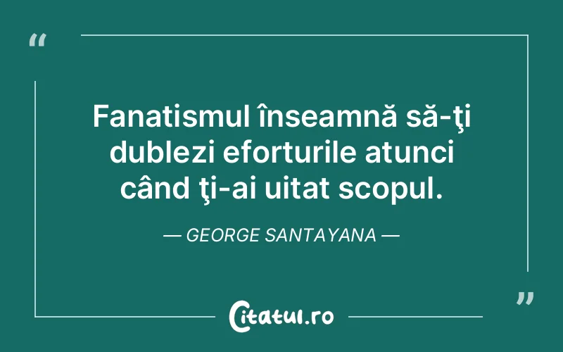 Citat George Santayana - citate viata