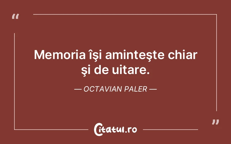 Citat Octavian Paler - citate viata