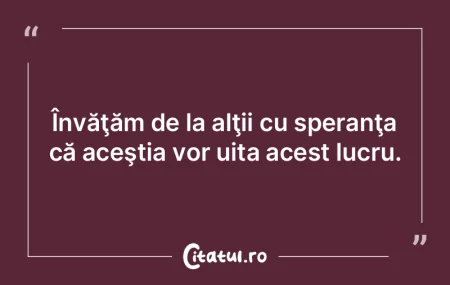 Când se uită în oglindă, pesimistul ...