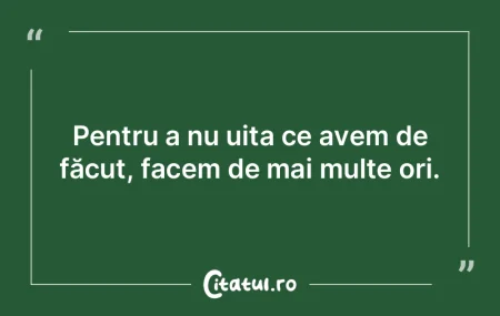 Cu toţii am uitat de unde am plecat să...