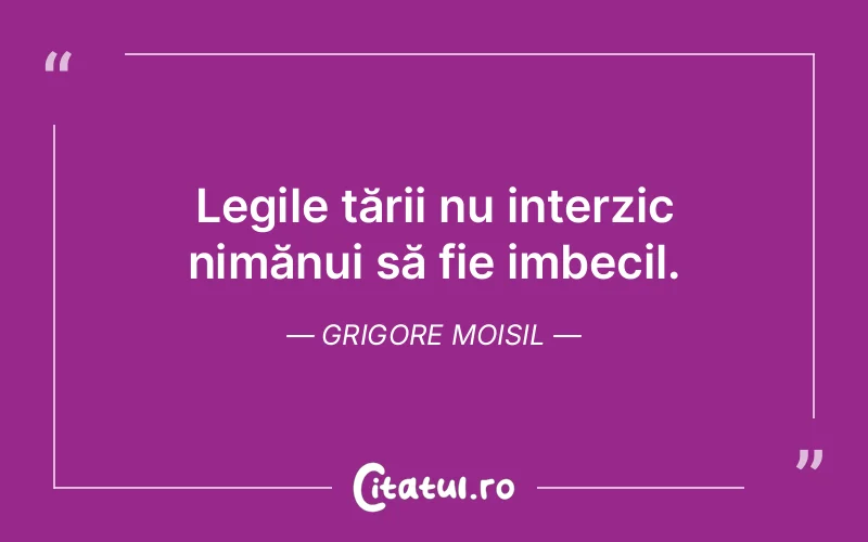 Citat Grigore Moisil - citate viata