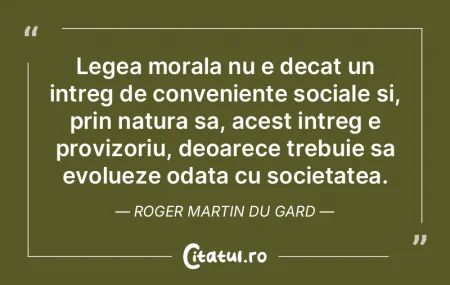 Nici o lege nu e sacră pentru mine, exc...