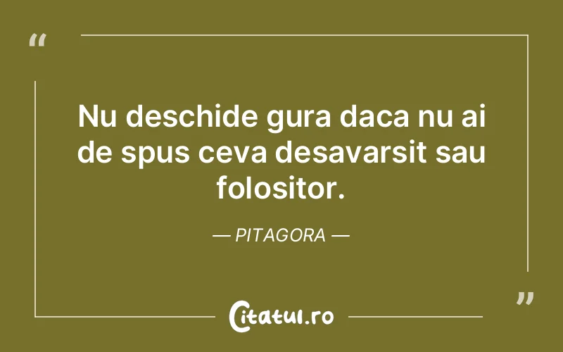 Citat Pitagora - citate viata