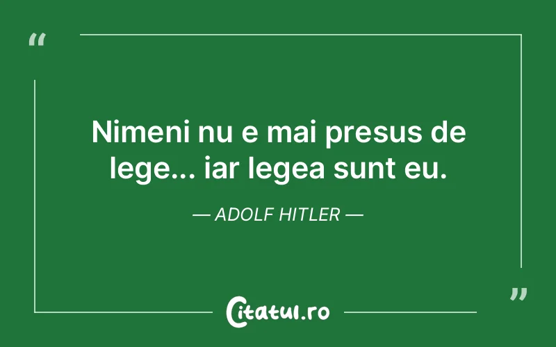 Citat Adolf Hitler - citate viata