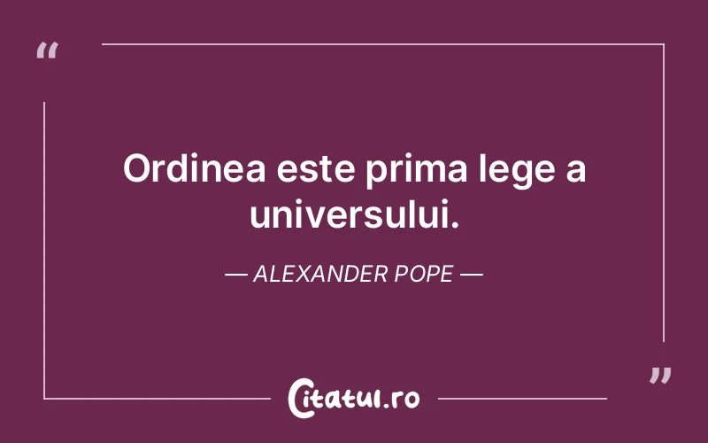 Citat Alexander Pope - citate viata