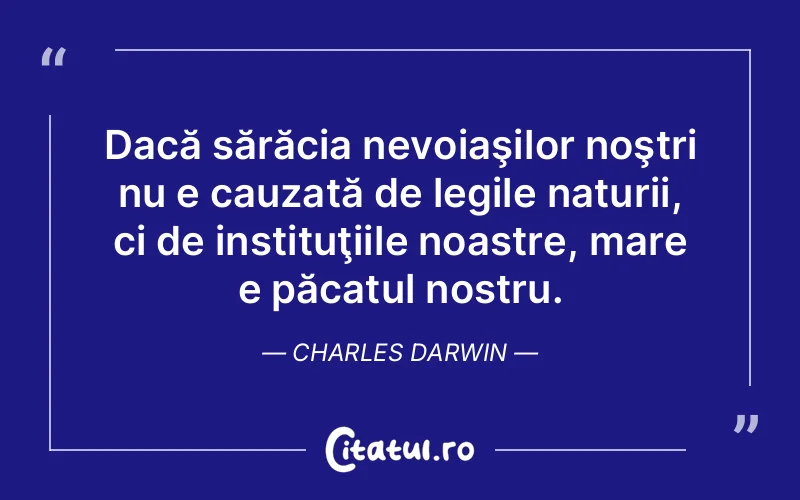 Citat Charles Darwin - citate viata