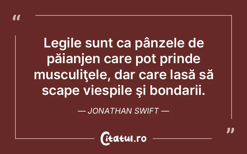 Citat Jonathan Swift - citate viata
