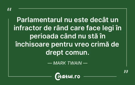 E nedrept să corupi legile naturii. Mic...
