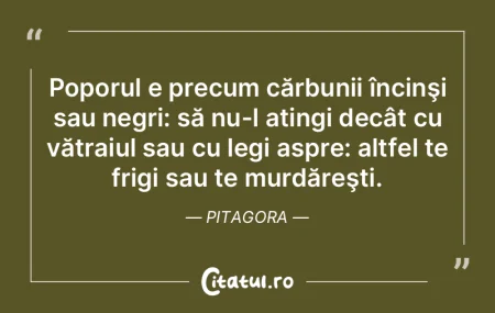 Nu tulbura o apă stătătoare ori un po... Nu tulbura o apă stătătoare ori un po...