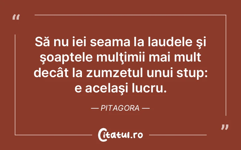 Citat Pitagora - citate viata