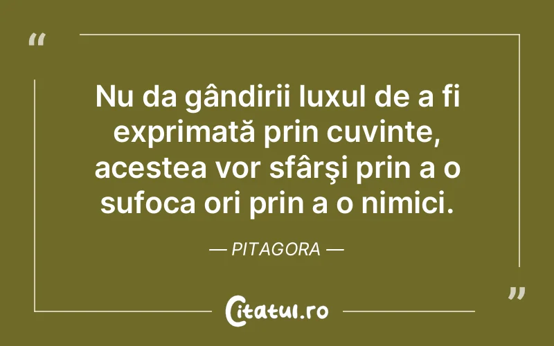 Citat Pitagora - citate viata