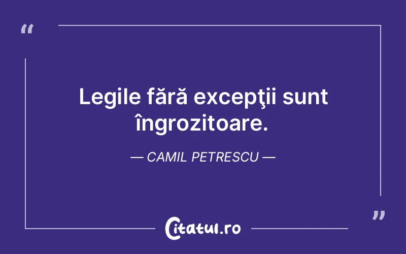 Citat Camil Petrescu - citate viata