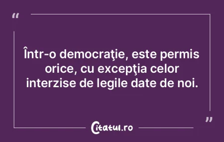 Trebuie să vă hotărâţi, vreţi legi...