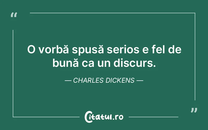 Citat Charles Dickens - citate viata
