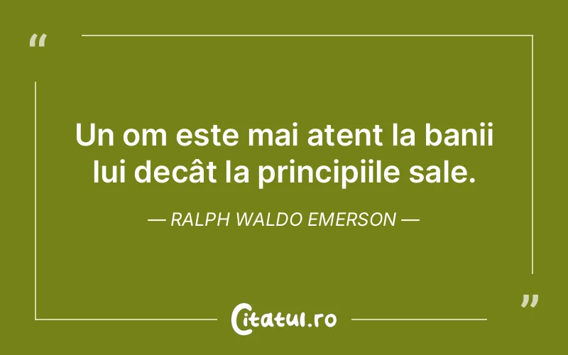 Citat Ralph Waldo Emerson - citate viata