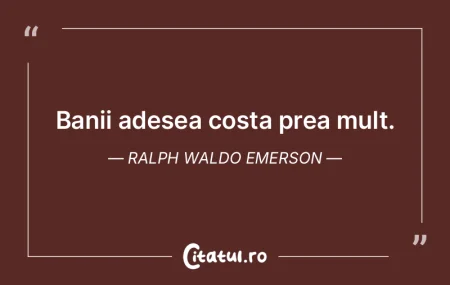 Pentru a dispretui banii trebuie sa-i ai... Pentru a dispretui banii trebuie sa-i ai...
