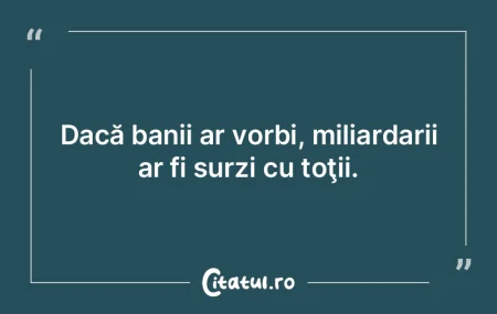 A fost plătit cu bani gheaţă, dar s-a...