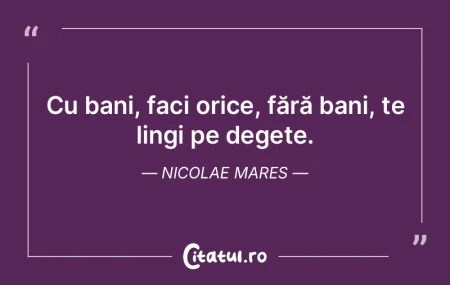 Pe cel care moare, lipsa de bani nu-l ma...