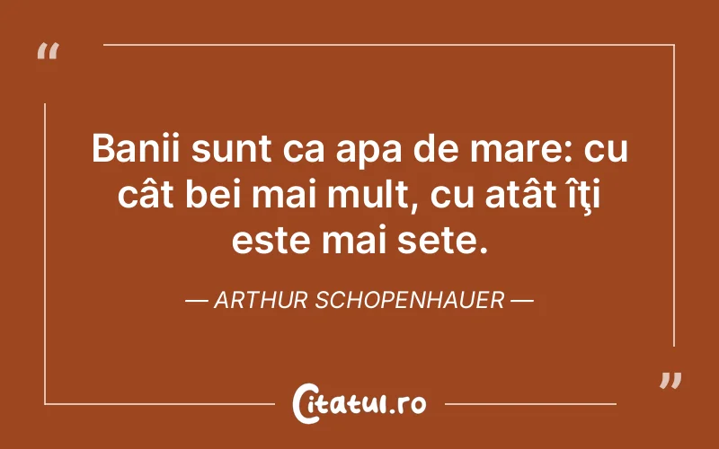 Citat Arthur Schopenhauer - citate viata