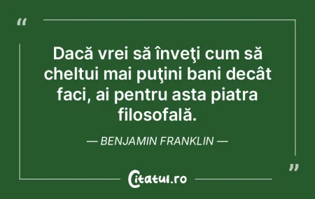 Nu te duci la piaţă cu lingouri de aur...