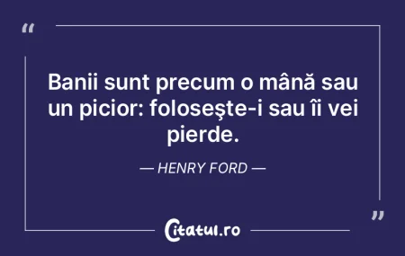 O întreprindere care doar face bani est...