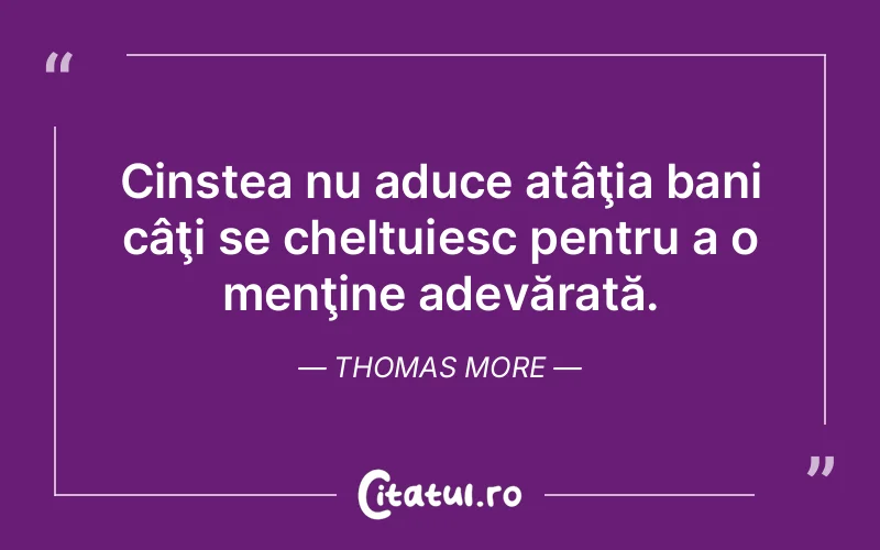 Citat Thomas More - citate viata